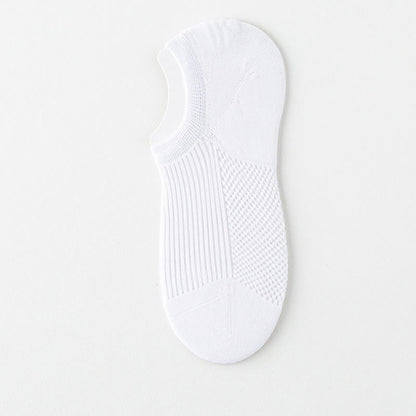 Atmungsaktive, unsichtbare Socken aus Baumwolle (6 Paar) - Weiß - EU39-44 (US6-10) - image 9