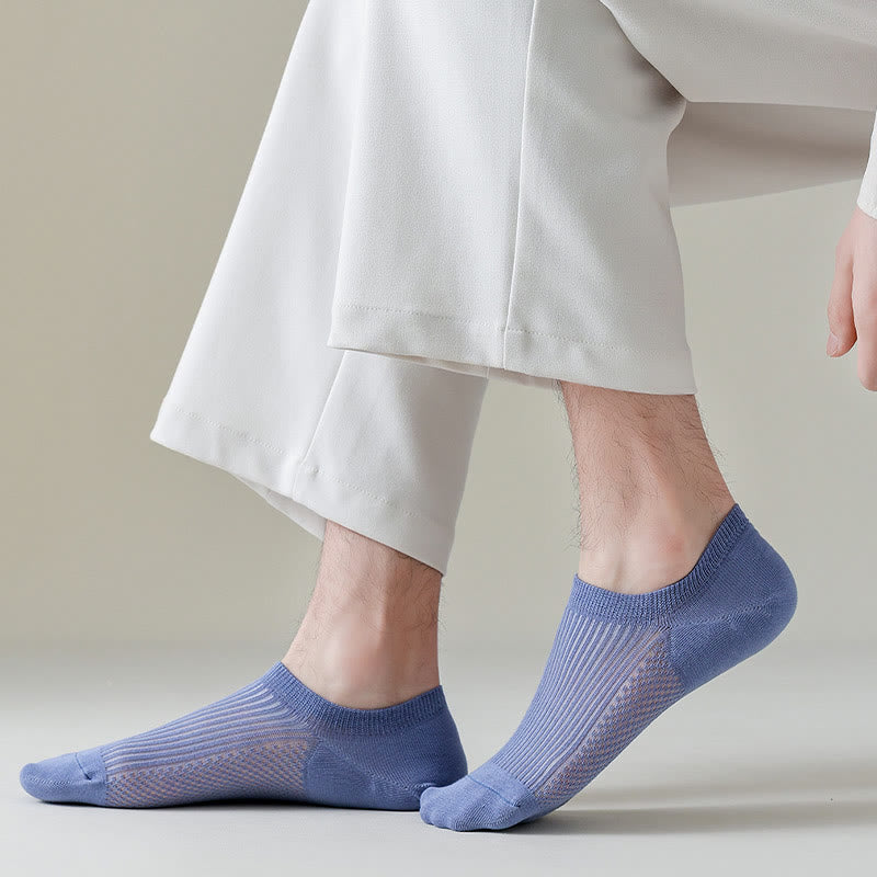Atmungsaktive, unsichtbare Socken aus Baumwolle (6 Paar) - image 5