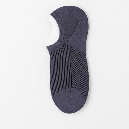 Atmungsaktive, unsichtbare Socken aus Baumwolle (6 Paar) - Dunkelgrau - EU39-44 (US6-10) - image 14
