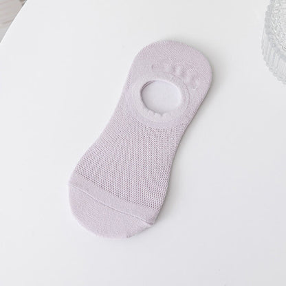 Weiche, einfarbige, unsichtbare Socken (7 Paar) - Hellviolett - EU37-40 (US4-7) - image 8