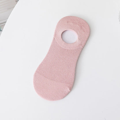 Weiche, einfarbige, unsichtbare Socken (7 Paar) - Rosa - EU37-40 (US4-7) - image 10