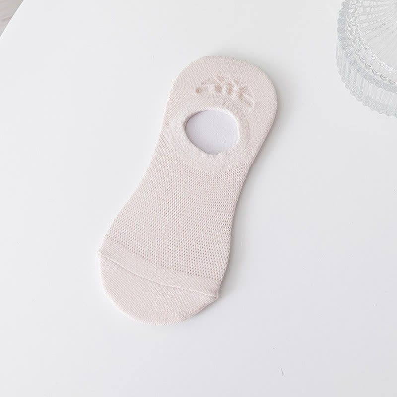 Weiche, einfarbige, unsichtbare Socken (7 Paar) - Hellrosa - EU37-40 (US4-7) - image 12