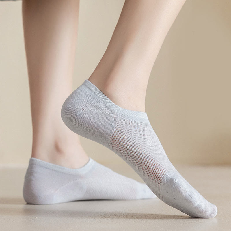 Weiche, einfarbige, unsichtbare Socken (7 Paar) - image 3
