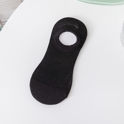 Weiche, einfarbige, unsichtbare Socken (7 Paar) - Schwarz - EU37-40 (US4-7) - image 13