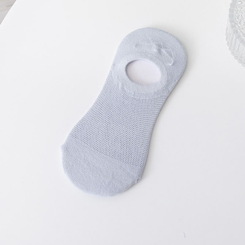 Weiche, einfarbige, unsichtbare Socken (7 Paar) - Hellblau - EU37-40 (US4-7) - image 9