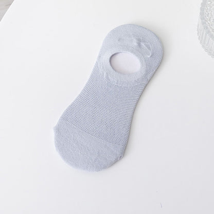 Weiche, einfarbige, unsichtbare Socken (7 Paar) - Hellblau - EU37-40 (US4-7) - image 9