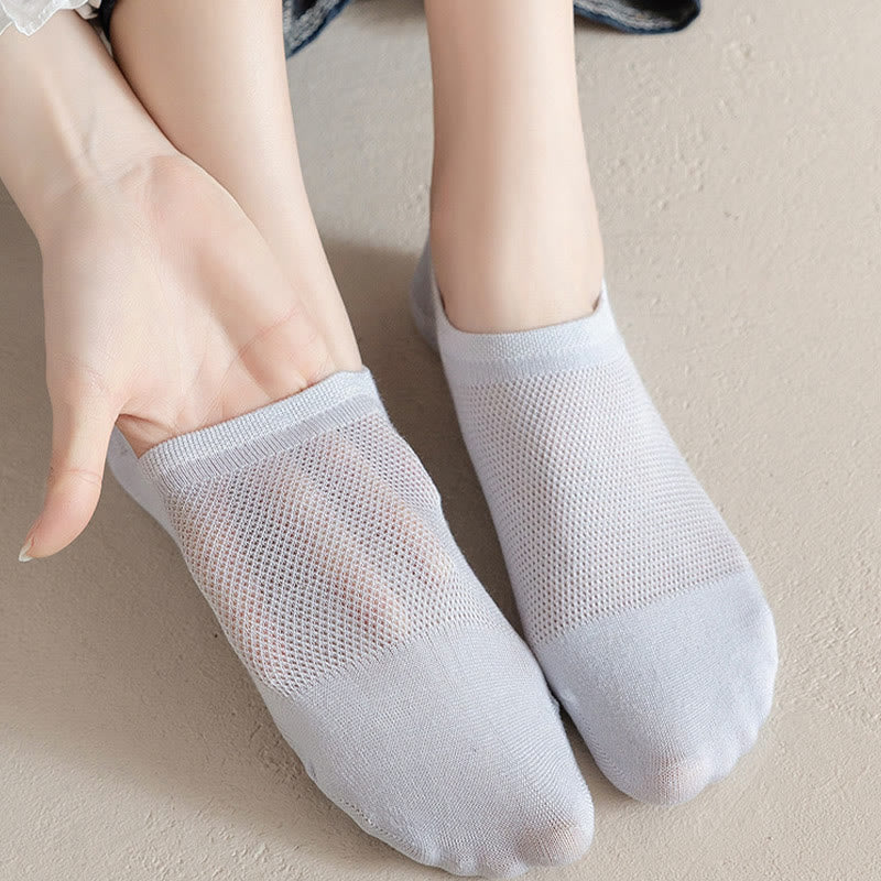Weiche, einfarbige, unsichtbare Socken (7 Paar) - image 5