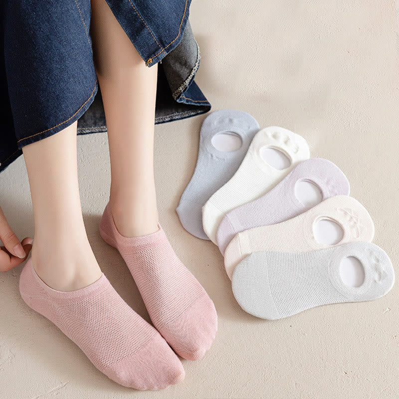 Weiche, einfarbige, unsichtbare Socken (7 Paar) - image 6