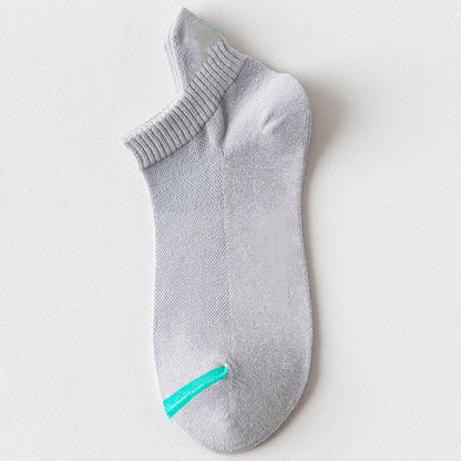 Knöchel-Kompressionssocken aus mehrfarbigem Mesh in Übergröße (10 Paar) - Hellgrau - EU39-44 (US6-10) - image 9