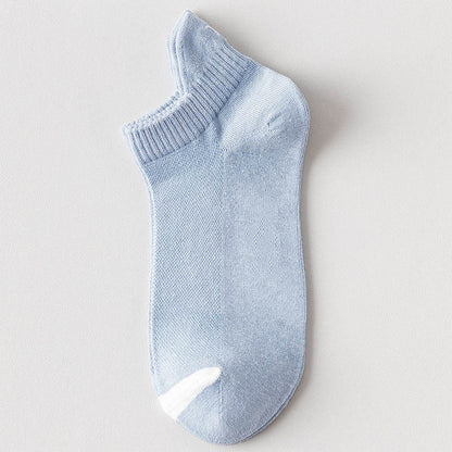 Knöchel-Kompressionssocken aus mehrfarbigem Mesh in Übergröße (10 Paar) - Hellblau - EU39-44 (US6-10) - image 7