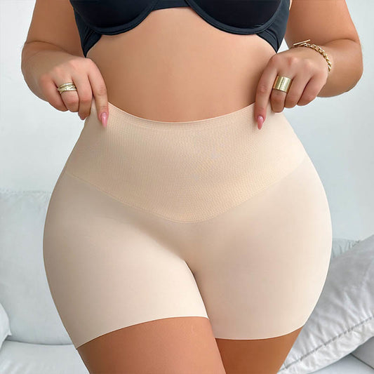 Figurformende Kompressionsshorts mit Taillenbund in Übergröße - image 0