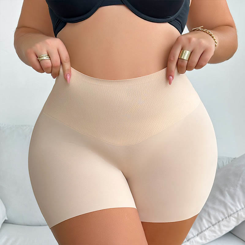 Figurformende Kompressionsshorts mit Taillenbund in Übergröße - image 0