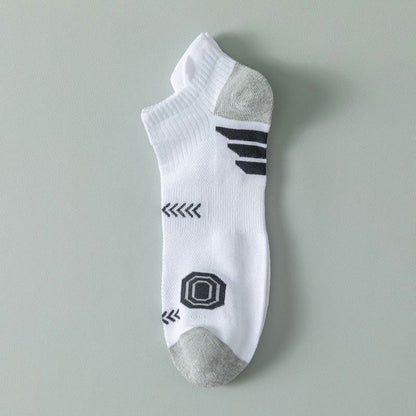 Modische Knöchel-Kompressionssocken in Übergröße (5 Paar)