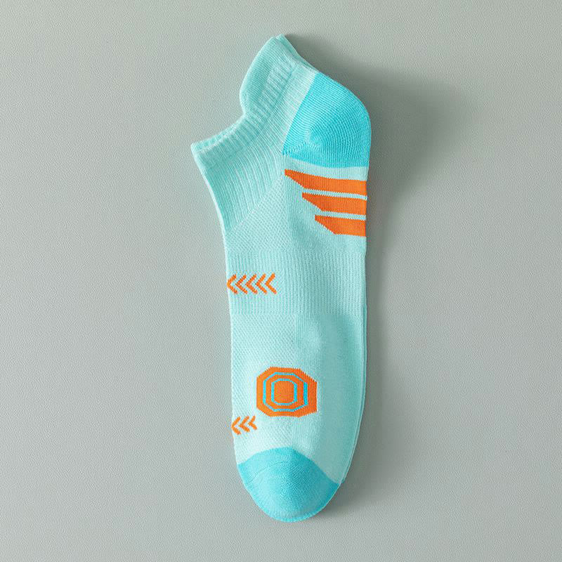 Modische Knöchel-Kompressionssocken in Übergröße (5 Paar)