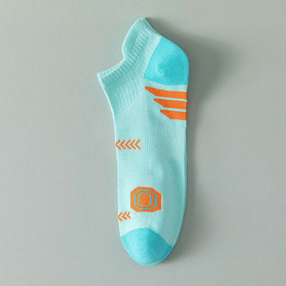 Modische Knöchel-Kompressionssocken in Übergröße (5 Paar)