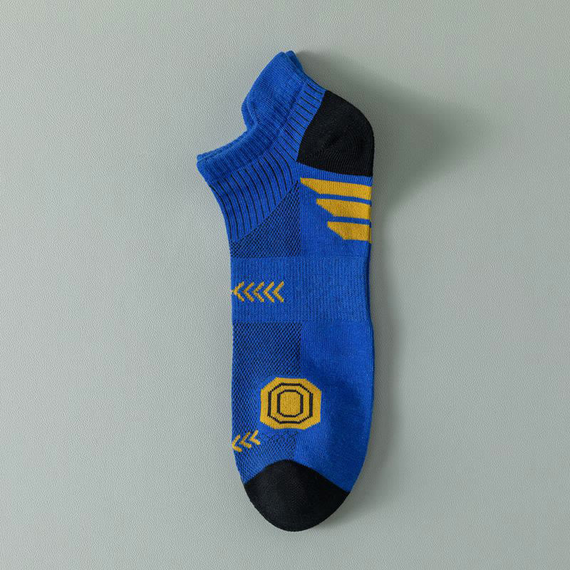 Modische Knöchel-Kompressionssocken in Übergröße (5 Paar)