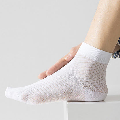 Viertelsocken aus Eisseide in Übergröße (5 Paar)