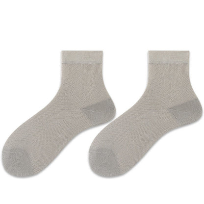 Viertelsocken aus Eisseide in Übergröße (5 Paar)