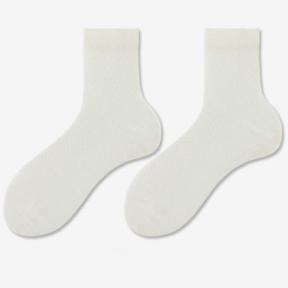 Weiche Viertelsocken (5 Paar) - Weiß - EU38-44 (US5-10) - image 8