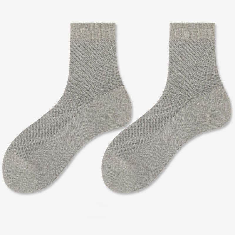 Weiche Viertelsocken (5 Paar) - Hellgrau - EU38-44 (US5-10) - image 11