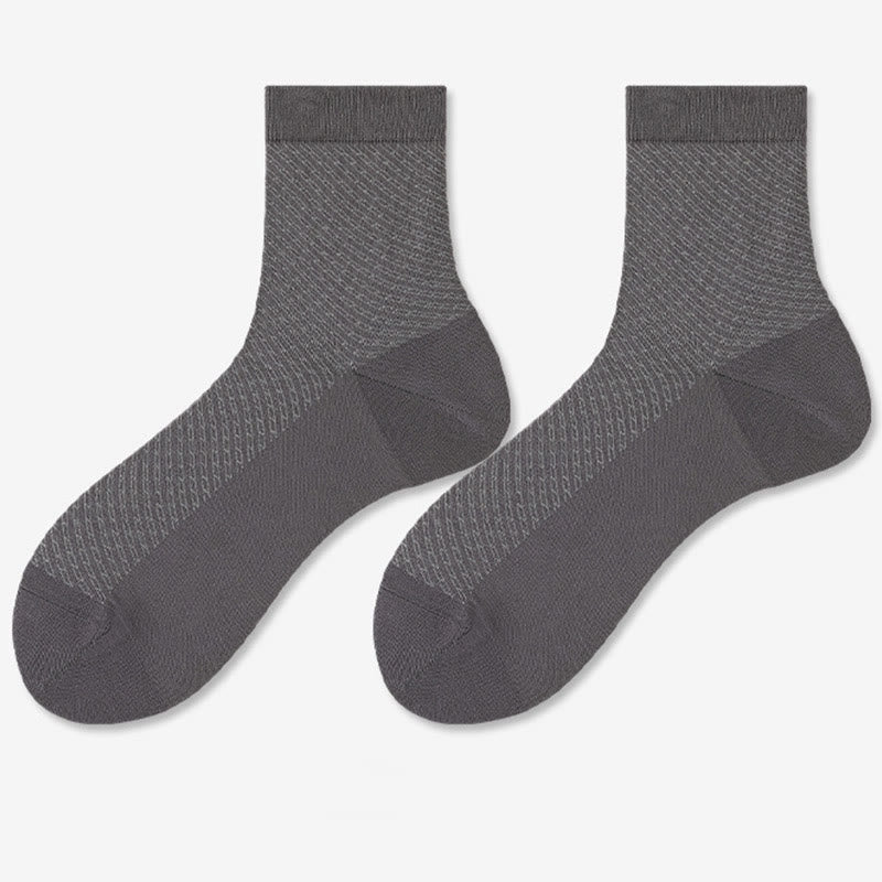 Weiche Viertelsocken (5 Paar) - Dunkelgrau - EU38-44 (US5-10) - image 12