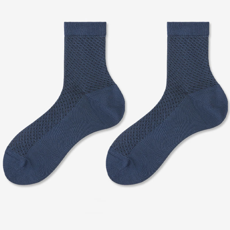 Weiche Viertelsocken (5 Paar) - Marineblau - EU38-44 (US5-10) - image 10
