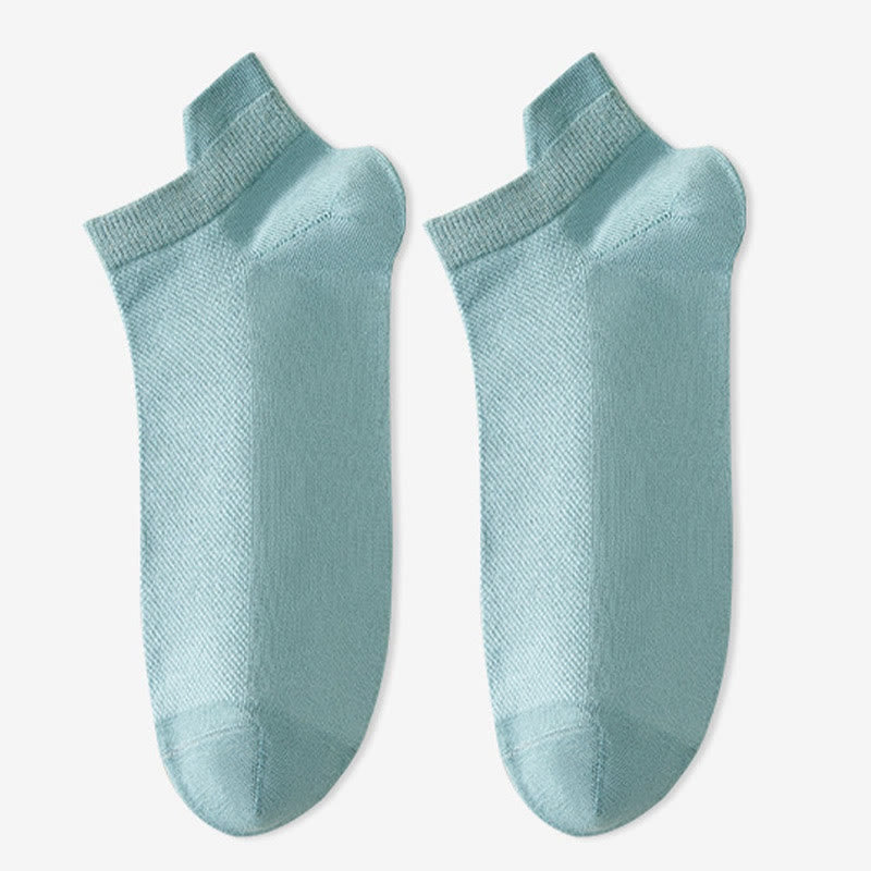 Weiche Baumwoll-Knöchelsocken (6 Paar) - Himmelblau - EU38-45 (US5-11) - image 9