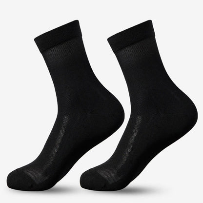 Klassische Viertelsocken aus Mesh (5 Paar) - Schwarz - EU38-45 (US5-11) - image 6