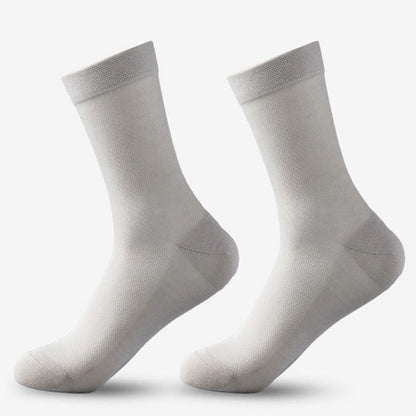 Klassische Viertelsocken aus Mesh (5 Paar) - Hellgrau - EU38-45 (US5-11) - image 9