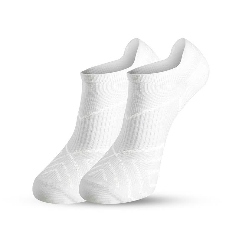 Weiche Kompressionssocken zum Laufen in Übergröße (5 Paar) - Weiß - EU41-45 (US7,5-11) - image 5