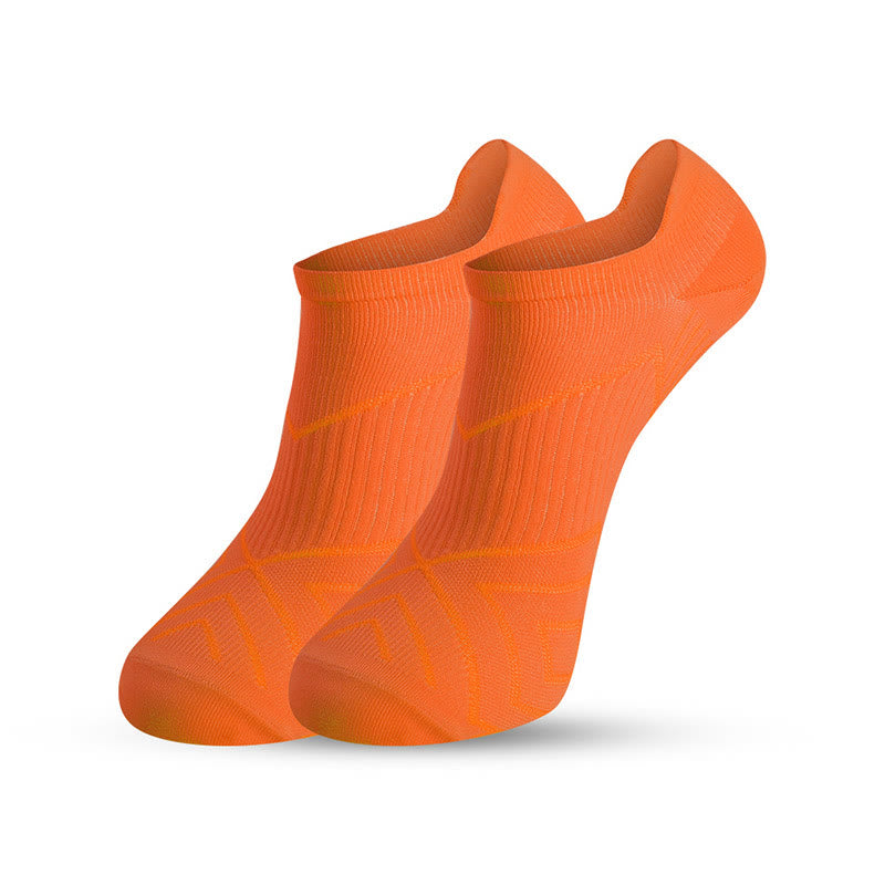 Weiche Kompressionssocken zum Laufen in Übergröße (5 Paar) - Orange - EU41-45 (US7,5-11) - image 7