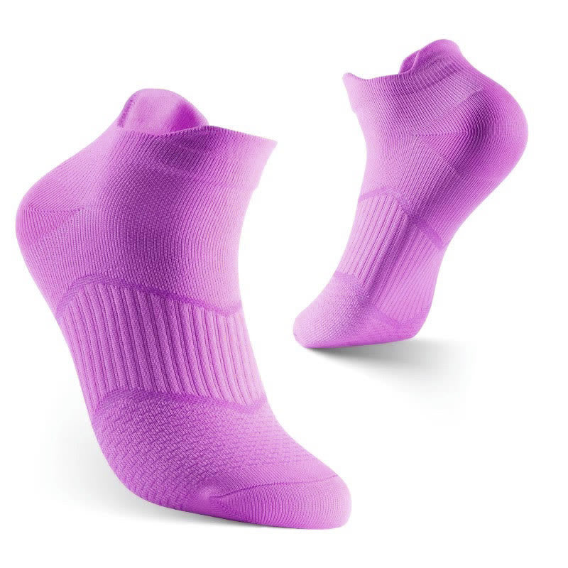 Schnelltrocknende Knöchel-Kompressionssocken in Übergröße für Fitness (8 Paar) - Lila - EU37-45 (US4-11) - image 5