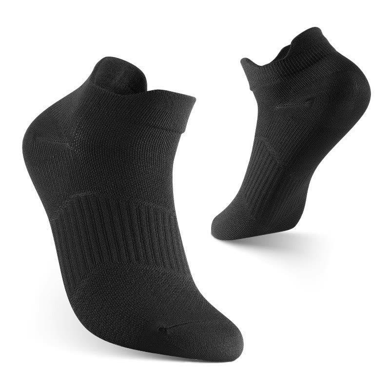Schnelltrocknende Knöchel-Kompressionssocken in Übergröße für Fitness (8 Paar) - Schwarz - EU37-45 (US4-11) - image 3