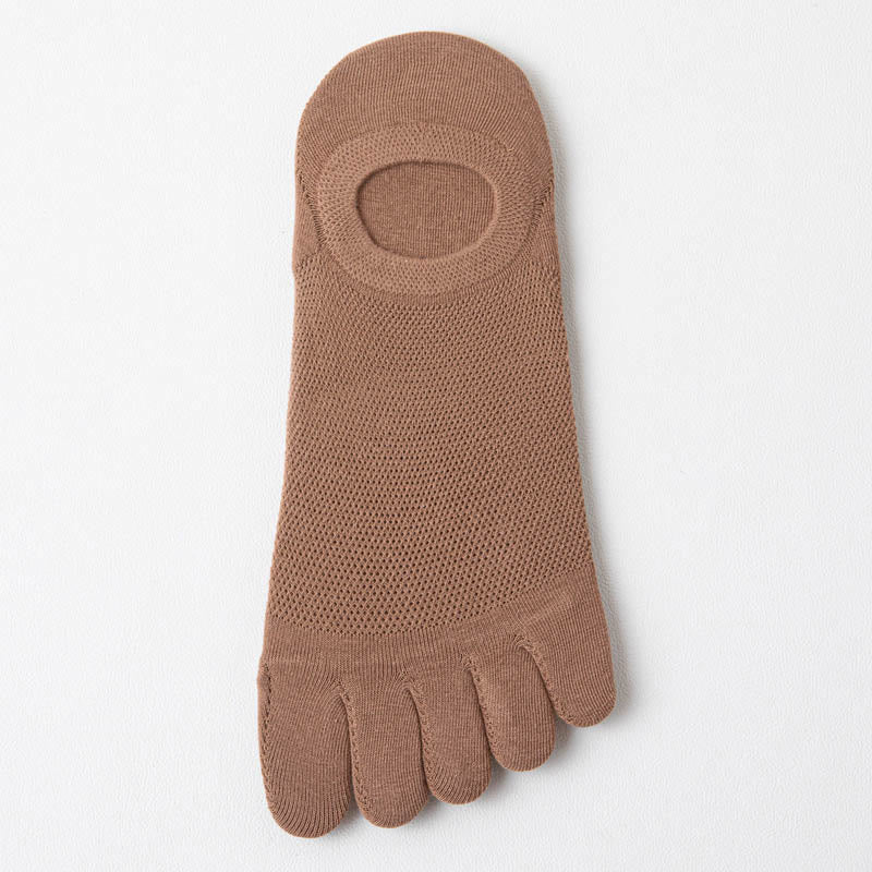 Netz-Ausrichtungssocken (6 Paar) - Kaffee - EU37-43 (US4-9) - image 19