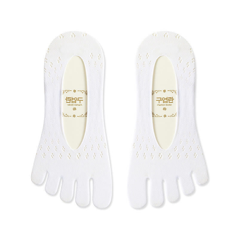 Ausrichtungssocken aus Eisseide (5 Paar) - Weiß - EU36-40 (US3-7) - image 7