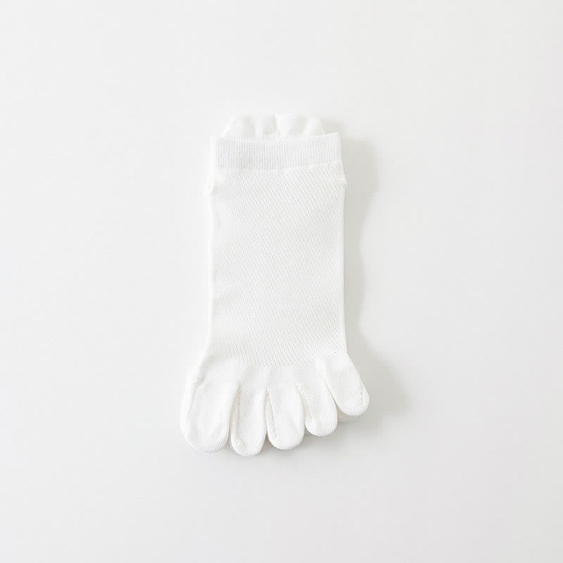 Sommerliche Style-Socken mit Ausrichtungsfunktion (8 Paar) - Weiß - EU39-44 (US6-10) - image 9