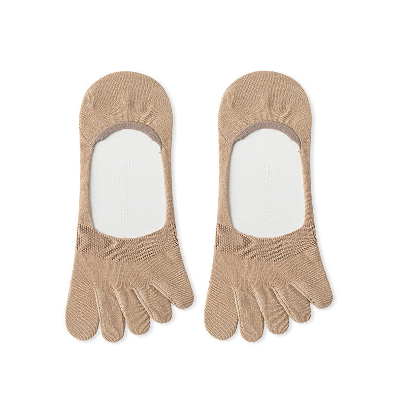 Einfarbige Ausrichtungssocken (4 Paar) - Khaki - EU39-43 (US6-9) - image 14