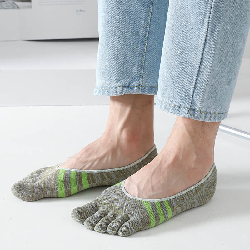 Retro-Ausrichtungssocken (5 Paar) - Grün - EU39-44 (US6-10) - image 5