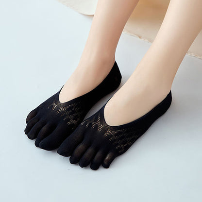 Anti-Rutsch-Ausrichtungssocken (5 Paar) - Schwarz - EU36-40 (US3-7) - image 9