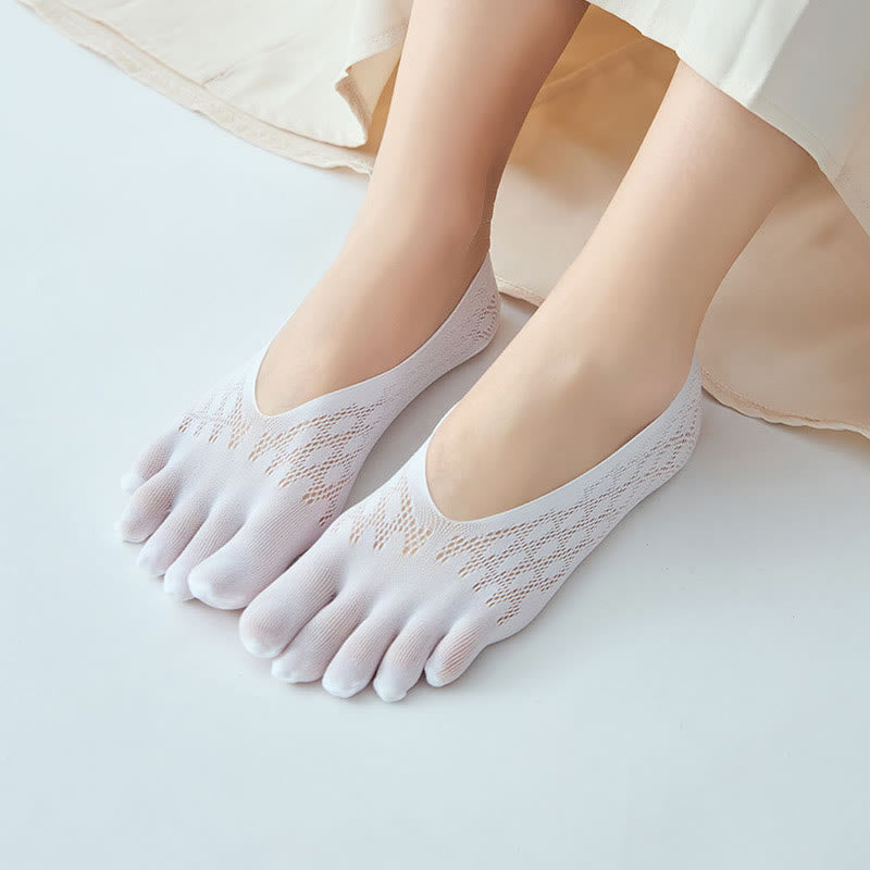 Anti-Rutsch-Ausrichtungssocken (5 Paar) - Weiß - EU36-40 (US3-7) - image 10