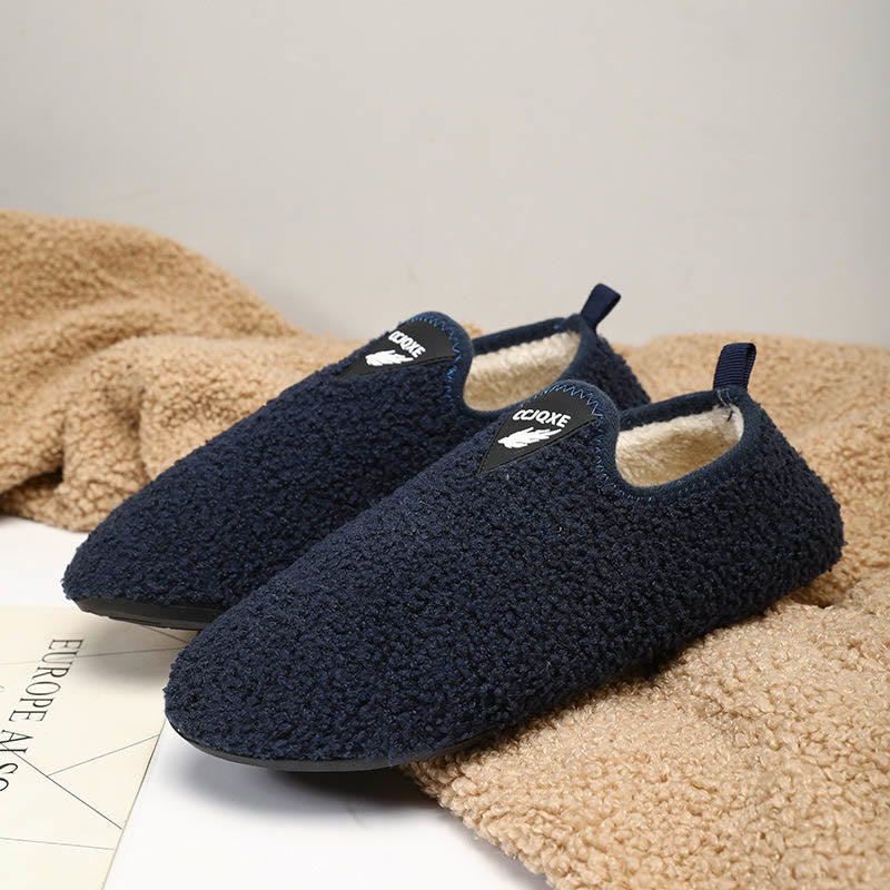 Weiche Hausschuhsocken in Übergröße - Marineblau - 3XL - image 5