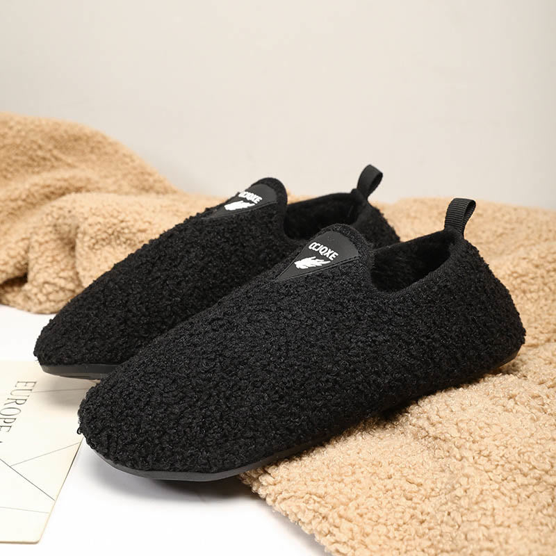 Weiche Hausschuhsocken in Übergröße - Schwarz - 3XL - image 4