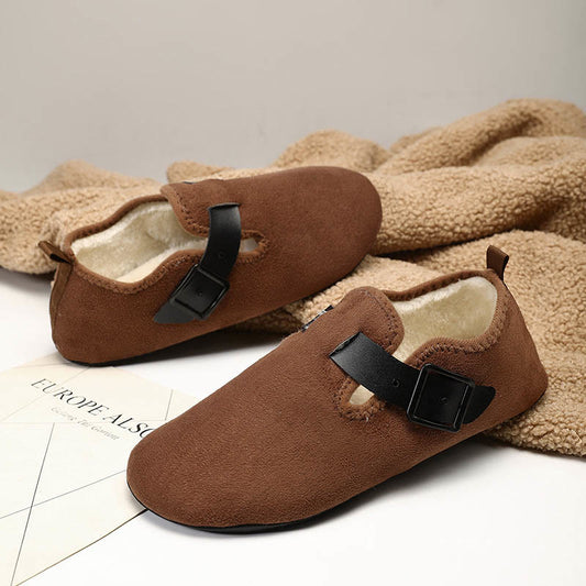 Slipper-Socken im britischen Stil in Übergröße - Braun - 3XL - image 0