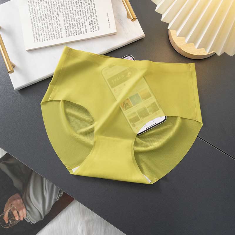 Nahtlose, dünne Slips (3er-Pack) - Grün - XL - image 5