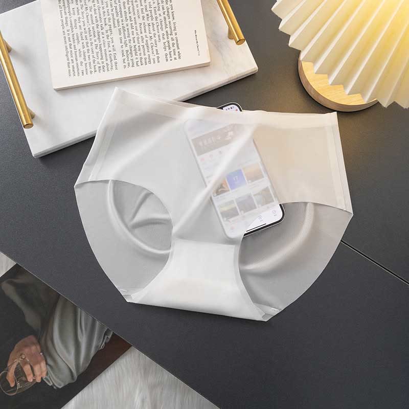 Nahtlose, dünne Slips (3er-Pack) - Weiß - XL - image 3