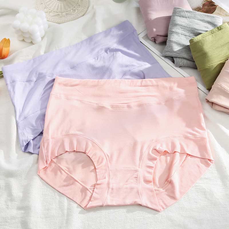 Weiche Höschen mit hoher Taille in Übergröße (3er-Pack)