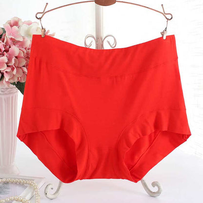 Hochtaillierte, weiche Slips (3er-Pack) - Rot - XL - image 1