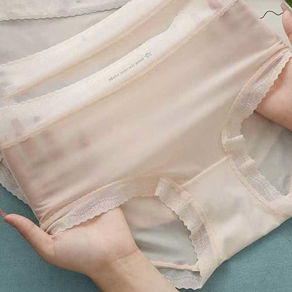 High-Waist-Slips aus Eisseide (5er-Pack) - image 4