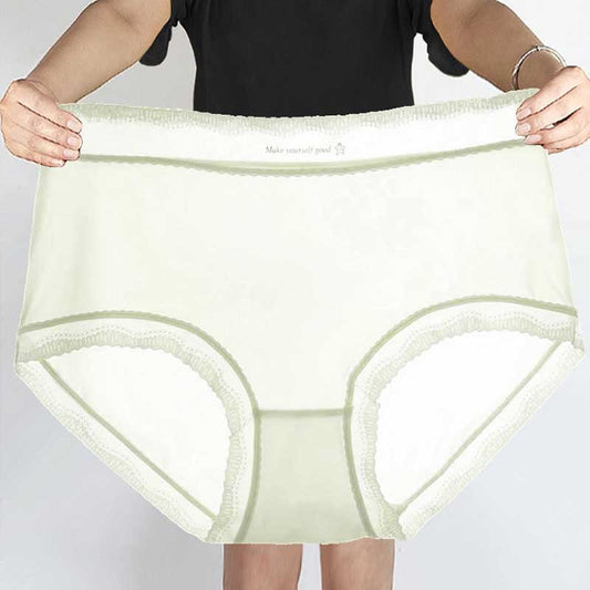 High-Waist-Slips aus Eisseide (5er-Pack) - Grün - 3XL - image 0