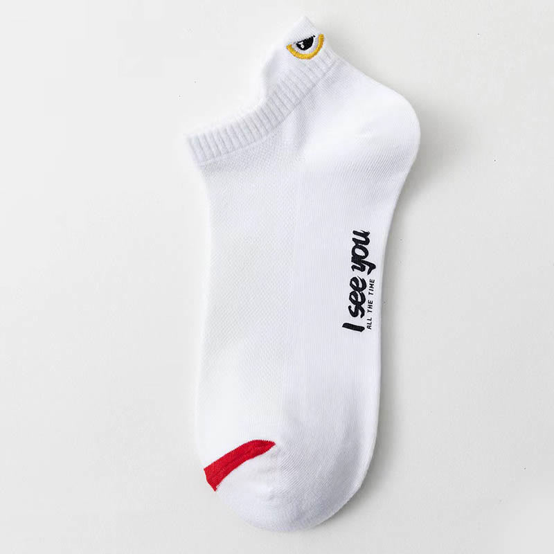 Knöchel-Kompressionssocken im modischen Design in Übergröße (10 Paar) - Weiß - EU39-44 (US6-10) - image 10